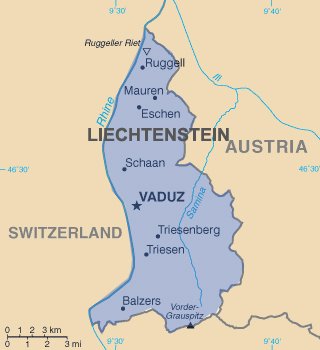 Liechtenstein map